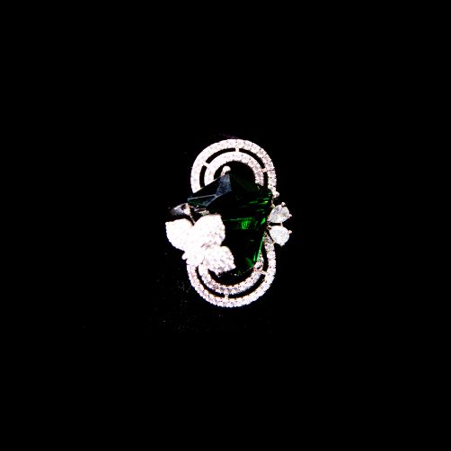 Emerald Green Statement Ring – Latest Ring Design for Women